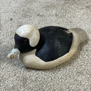 Hand Crafted Wooden Decoy Bufflehead Hen - Bill Berger - 1982 - Woodstock, MD